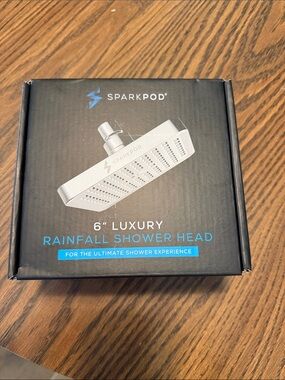 6" Luxury Rainfall Shower Head - Chrome